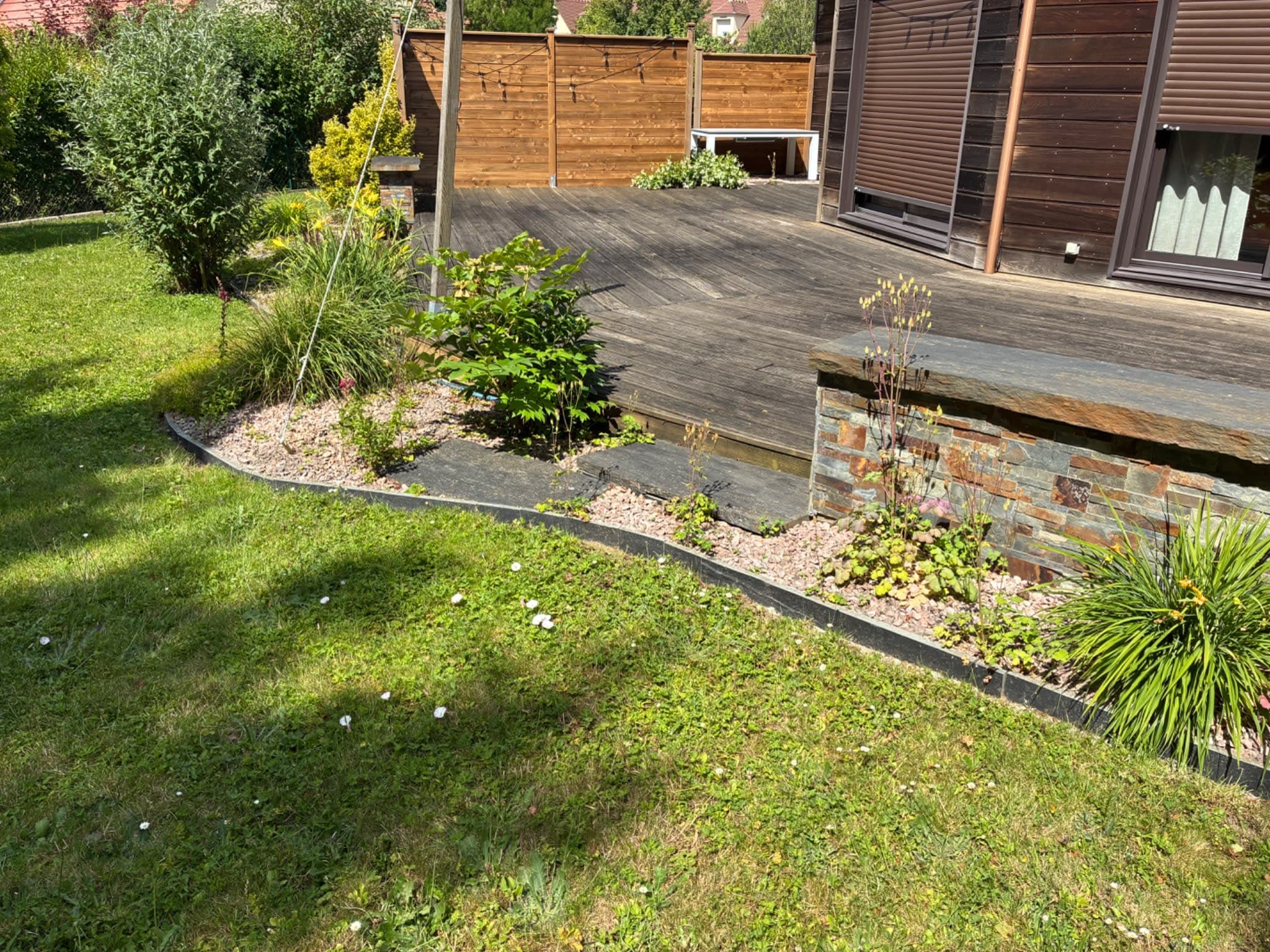 Remplacement terrasse bois.